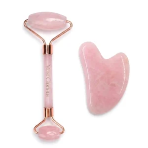Most Glorious Rose Quartz Facial Roller & Gua Sha Set