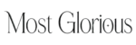 most glorious short logo black